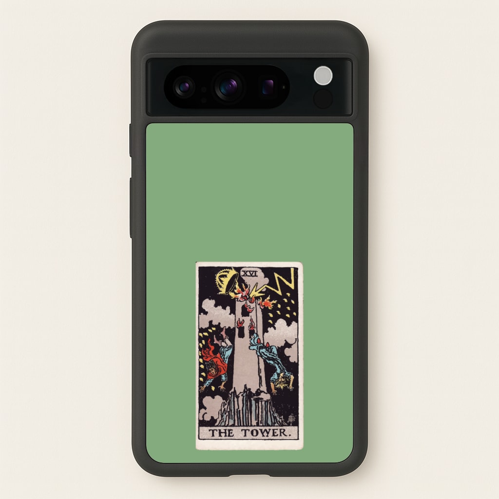 Tarot Card XVI - Tarot Cards Phone Case for Google Pixel 8 Pro