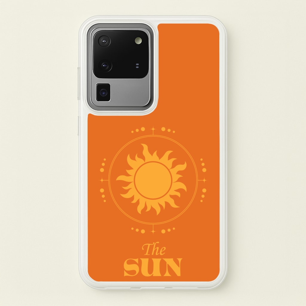 The Sun Orange - Tarot Cards Phone Case for Galaxy S20 Ultra
