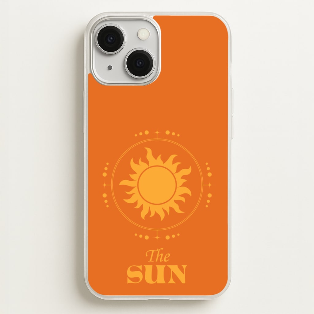 The Sun Orange - Tarot Cards Phone Case for iPhone 13 Mini
