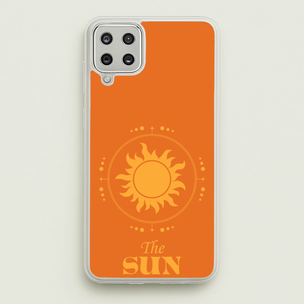 The Sun Orange - Tarot Cards Phone Case for Galaxy A12
