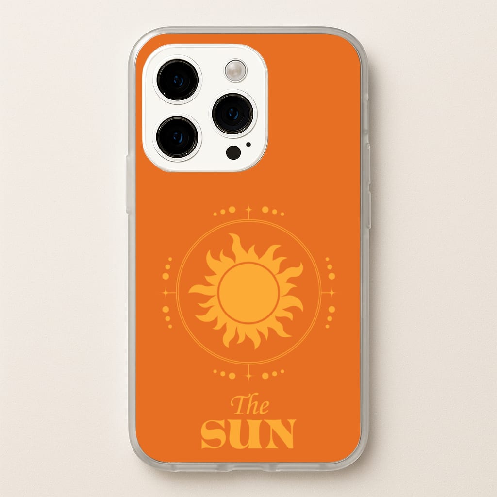 The Sun Orange - Tarot Cards Phone Case for iPhone 15 Pro Max