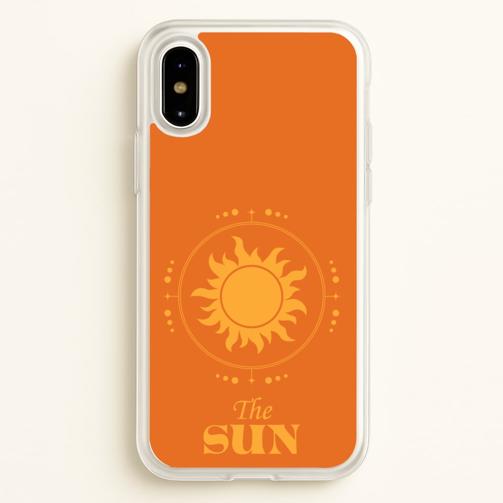 The Sun Orange - Tarot Cards Phone Case for iPhone X / XS