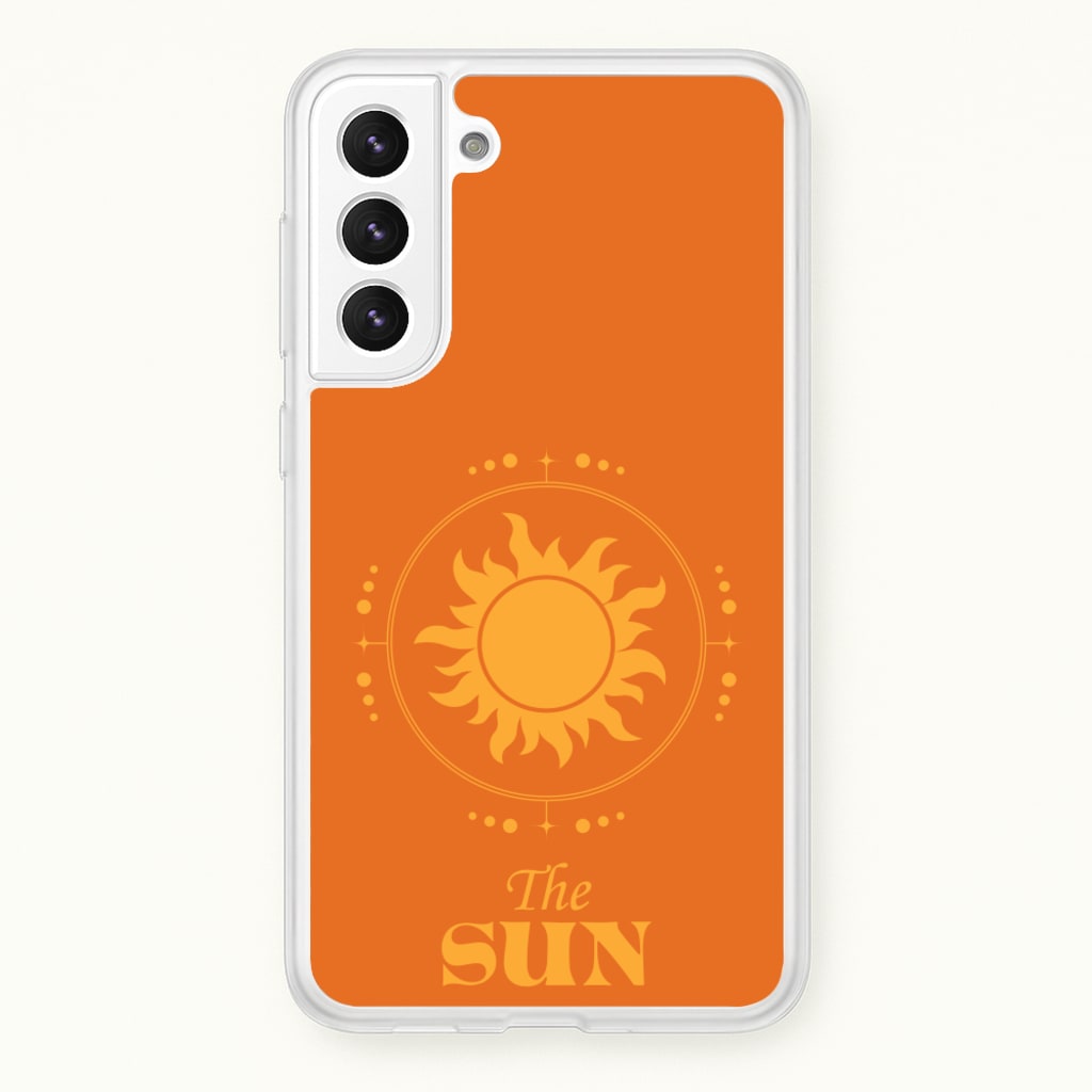 The Sun Orange - Tarot Cards Phone Case for Galaxy S21 Plus