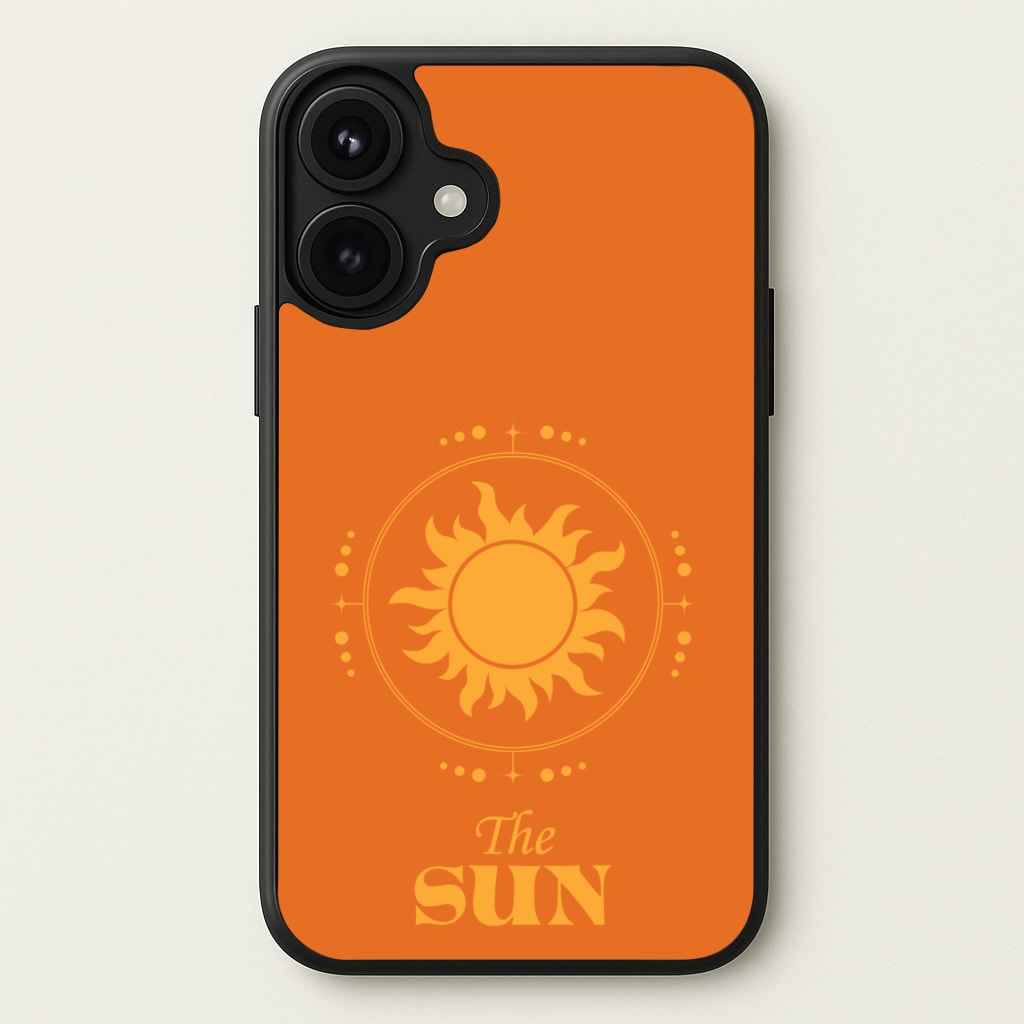 The Sun Orange Phone Case for iPhone 17