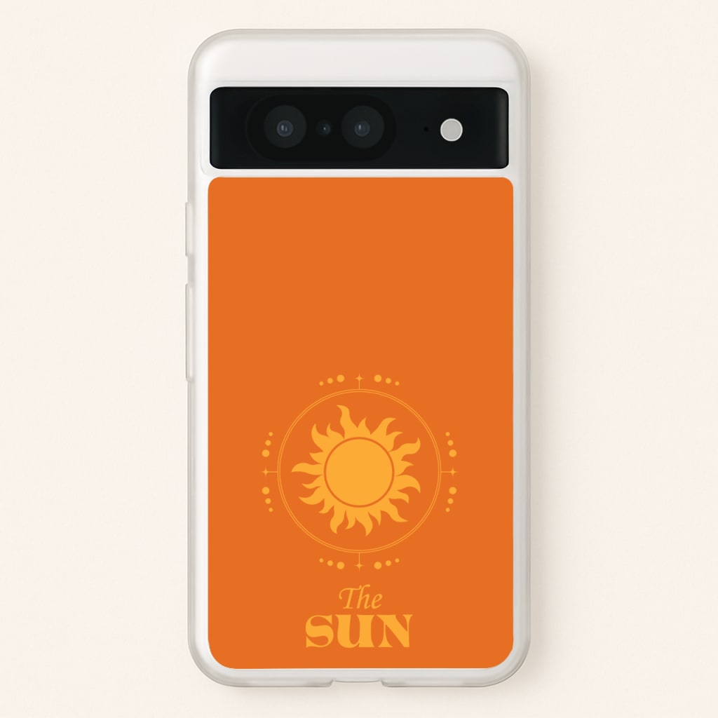 The Sun Orange - Tarot Cards Phone Case for Google Pixel 8