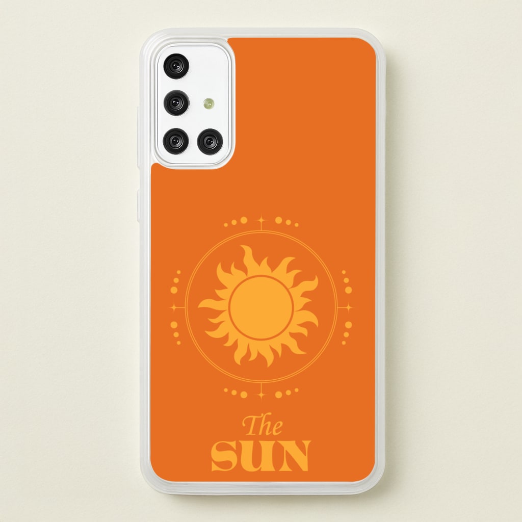 The Sun Orange - Tarot Cards Phone Case for Galaxy A71