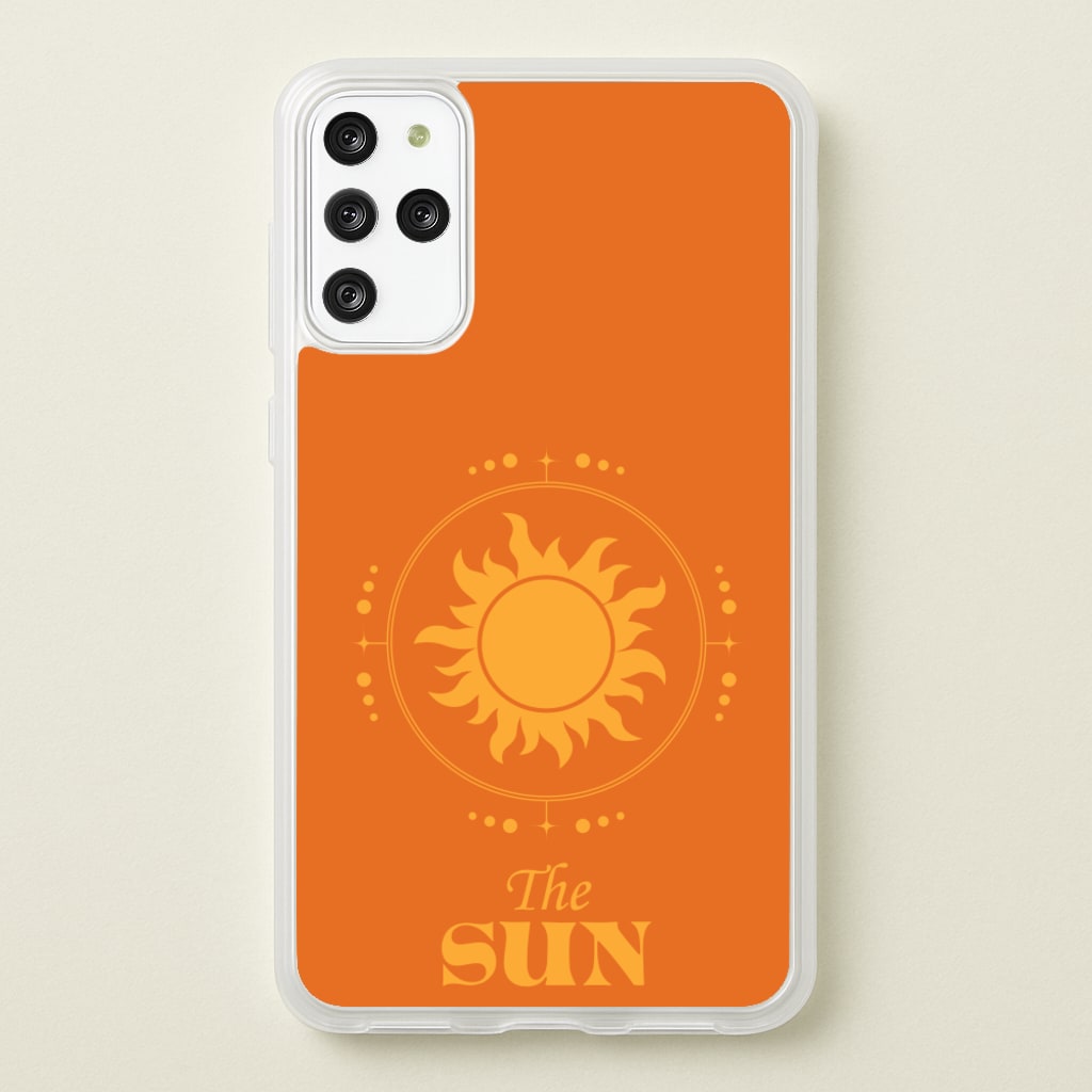 The Sun Orange - Tarot Cards Phone Case for Galaxy S20 Plus