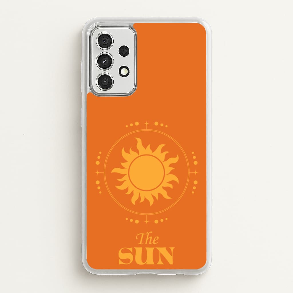 The Sun Orange - Tarot Cards Phone Case for Galaxy A52 / A52s