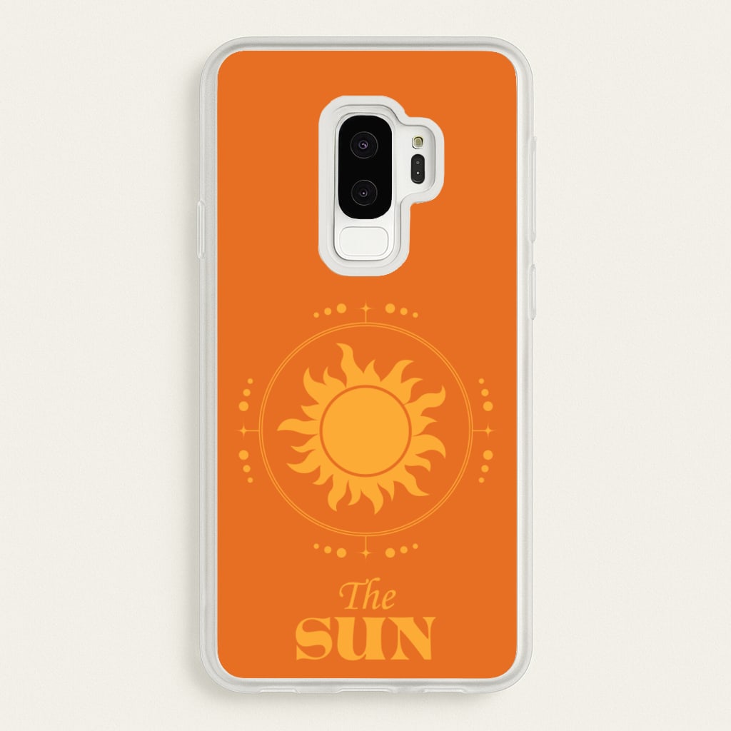 The Sun Orange - Tarot Cards Phone Case for Galaxy S9 Plus