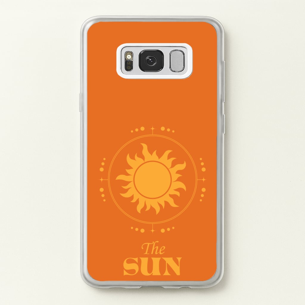 The Sun Orange - Tarot Cards Phone Case for Galaxy S8