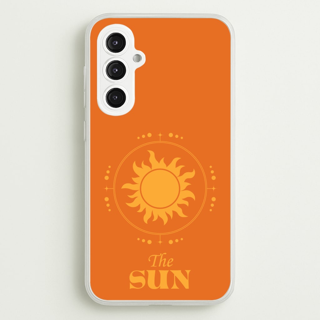 The Sun Orange - Tarot Cards Phone Case for Galaxy S23FE