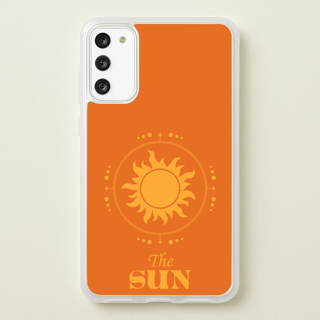 The Sun Orange - Tarot Cards Phone Case for Galaxy S20