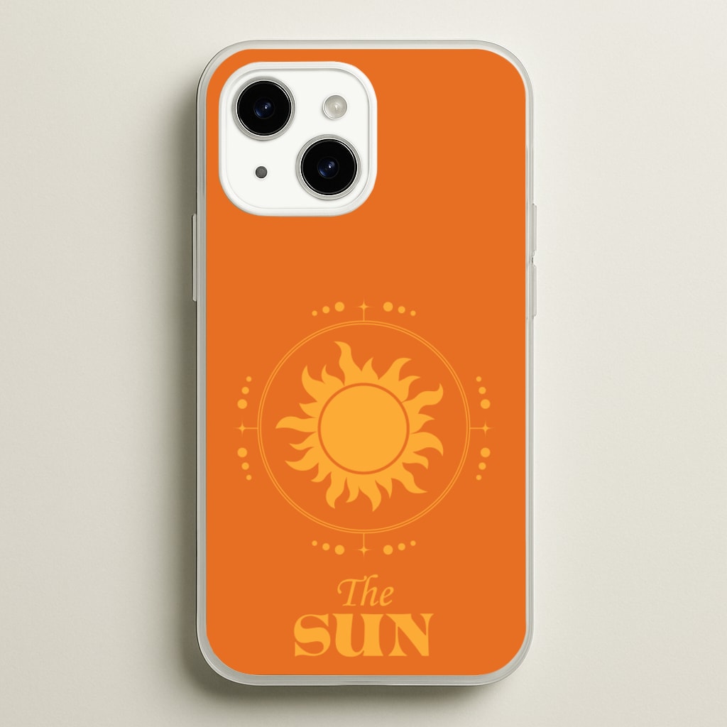 The Sun Orange - Tarot Cards Phone Case for iPhone 14