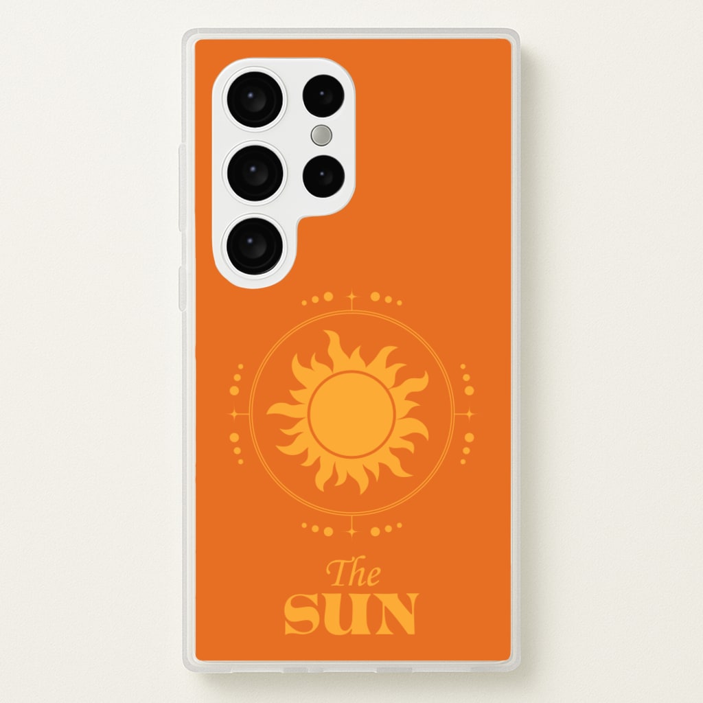 The Sun Orange - Tarot Cards Phone Case for Galaxy S24 Ultra