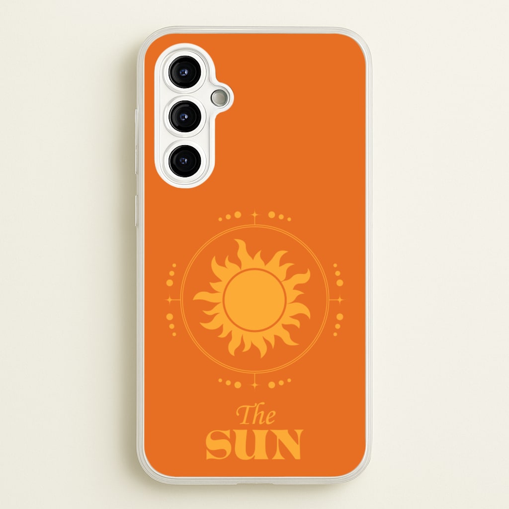 The Sun Orange - Tarot Cards Phone Case for Galaxy A54