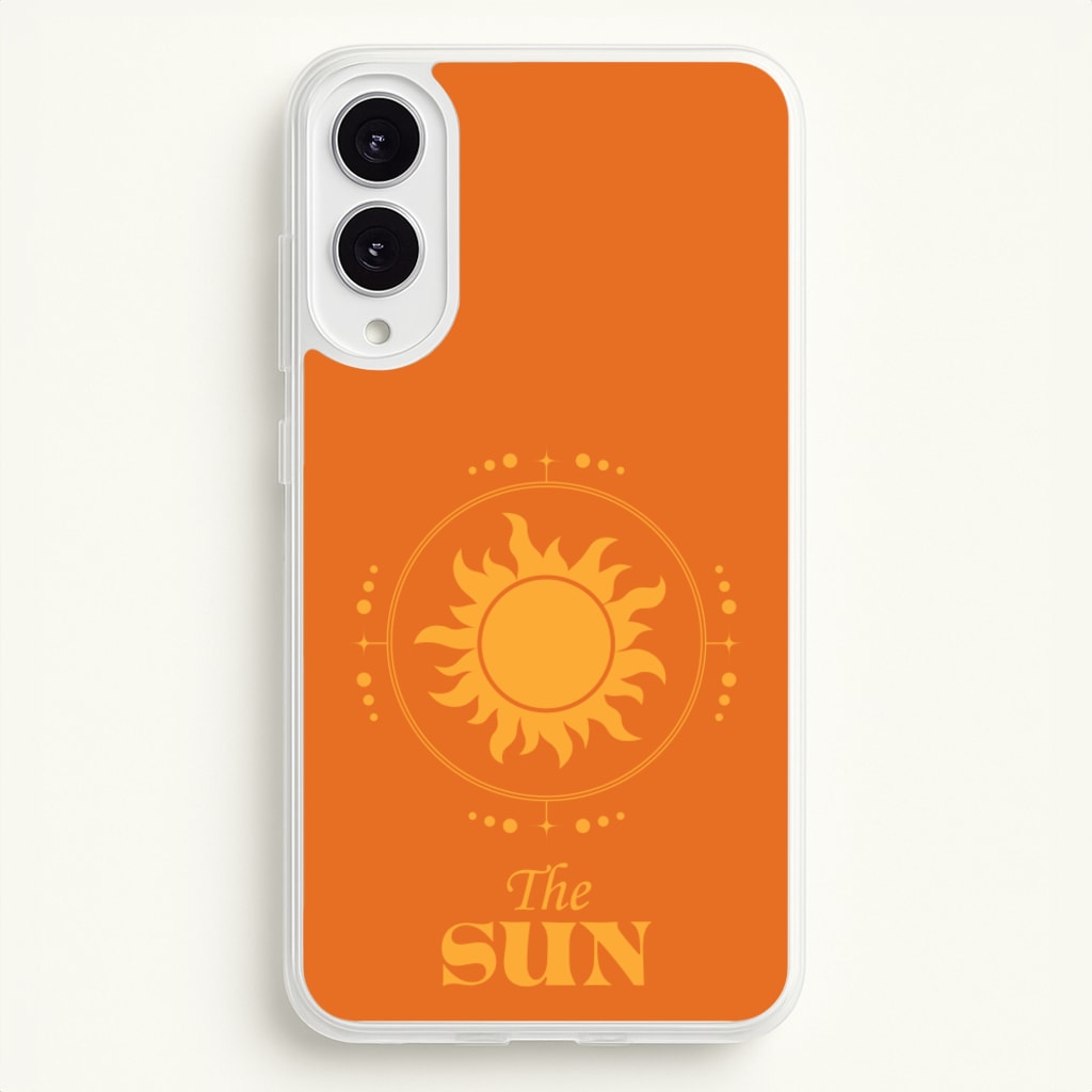 The Sun Orange - Tarot Cards Phone Case for Galaxy S25 Edge