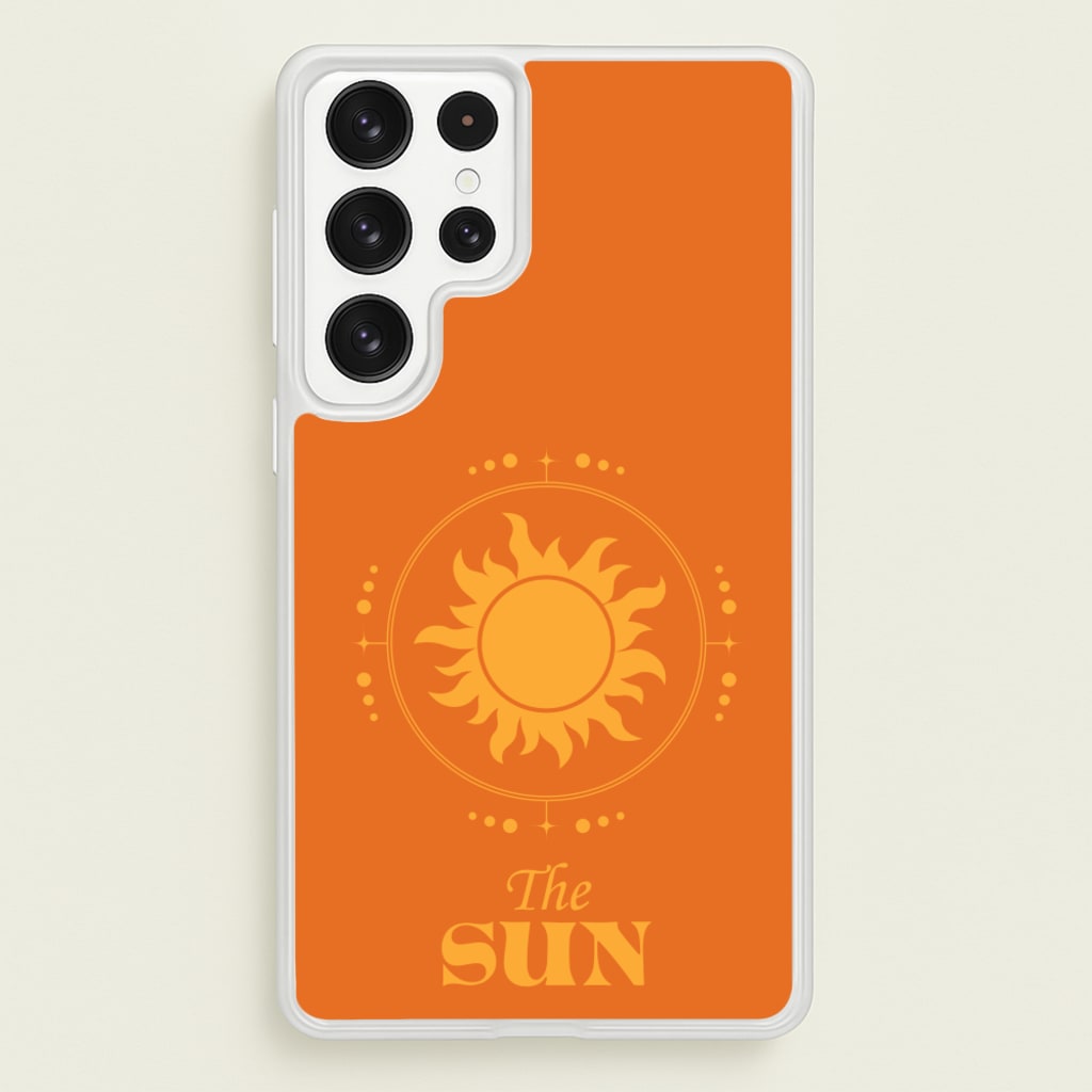 The Sun Orange - Tarot Cards Phone Case for Galaxy S23 Ultra