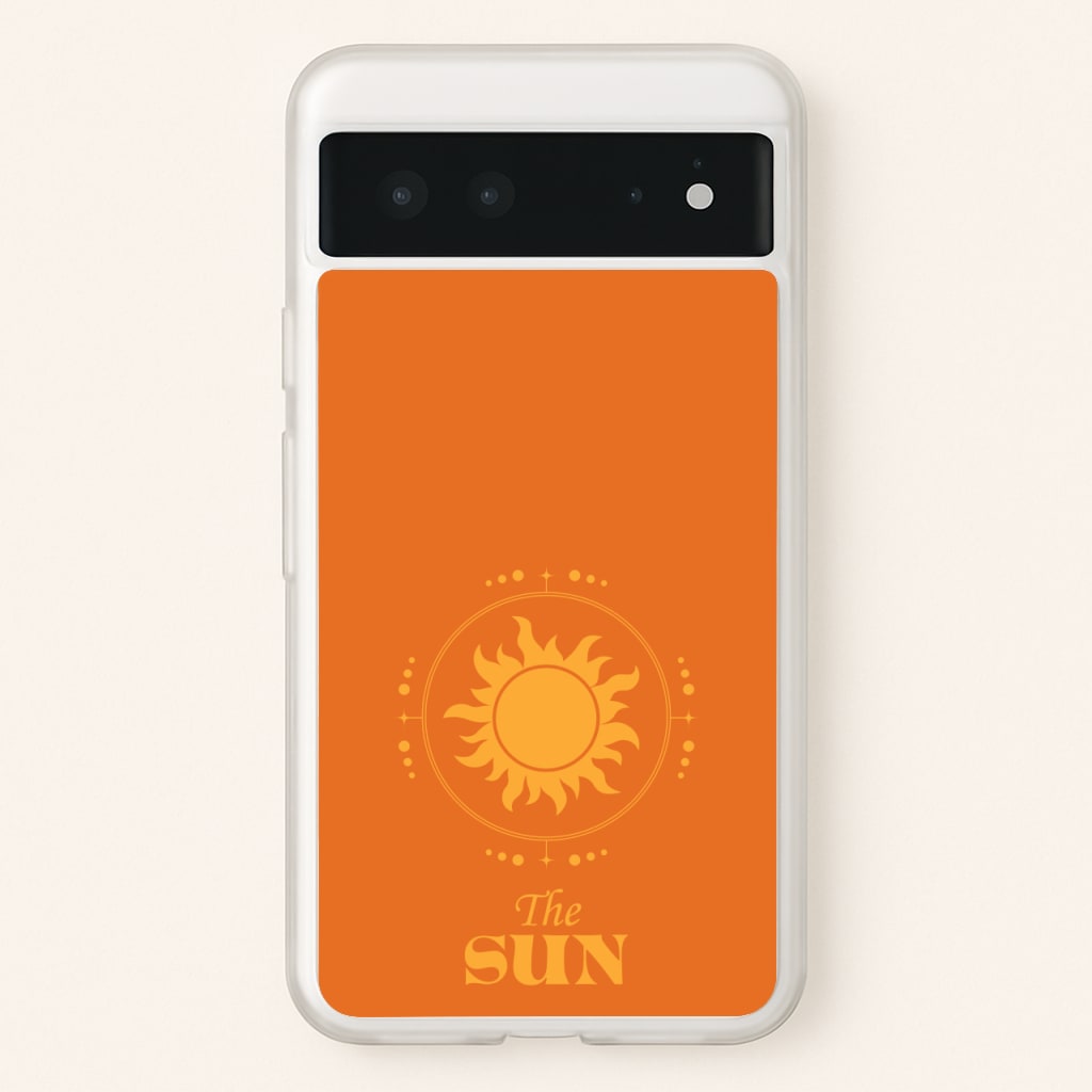The Sun Orange - Tarot Cards Phone Case for Google Pixel 6
