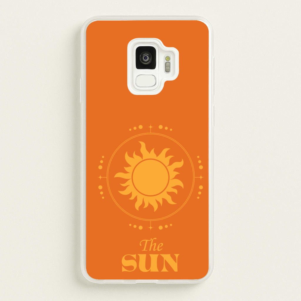The Sun Orange - Tarot Cards Phone Case for Galaxy S9