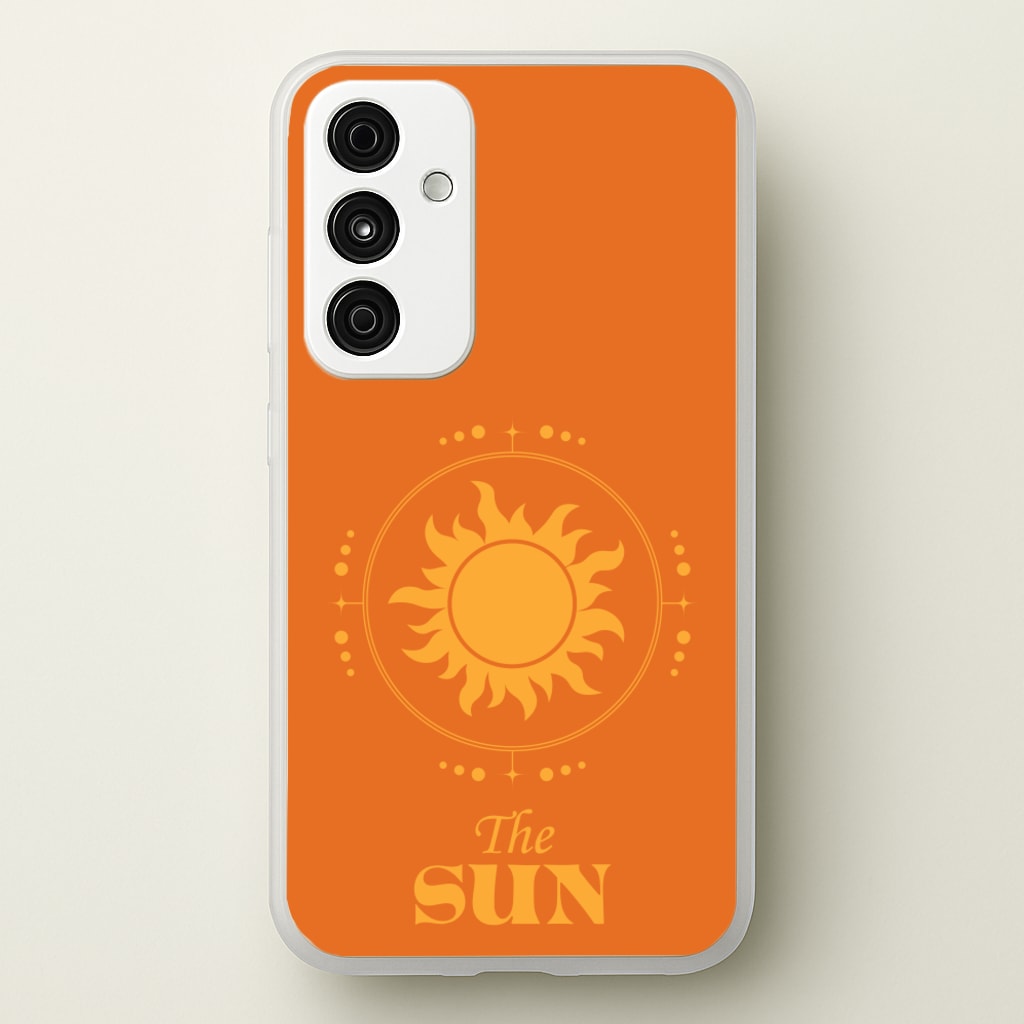 The Sun Orange - Tarot Cards Phone Case for Galaxy A55
