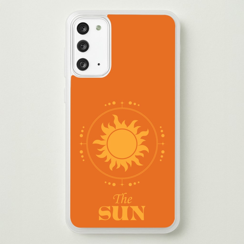 The Sun Orange - Tarot Cards Phone Case for Galaxy Note 20