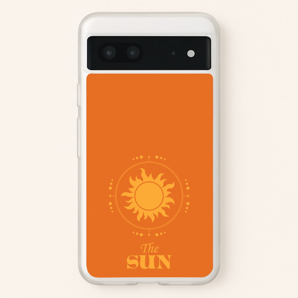 The Sun Orange - Tarot Cards Phone Case for Google Pixel 7
