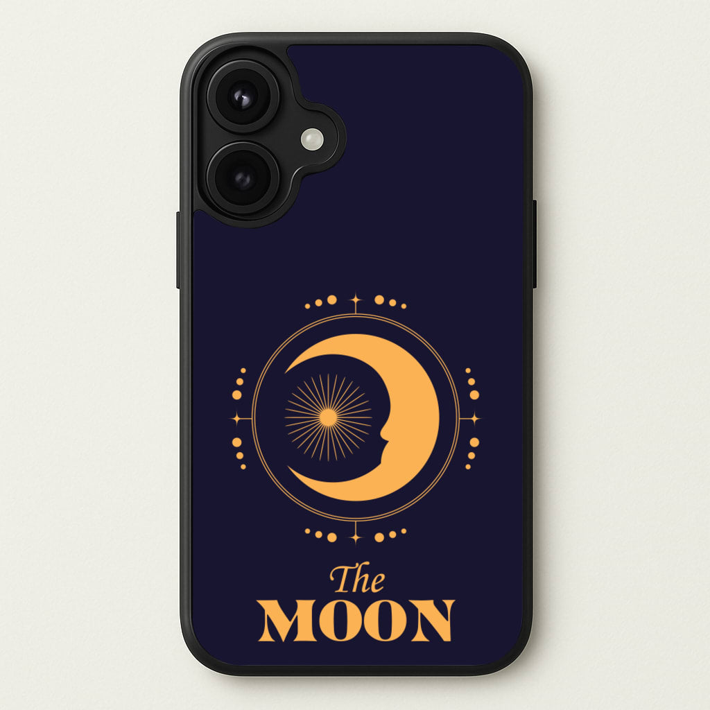 The Moon Dark Blue Phone Case for iPhone 17