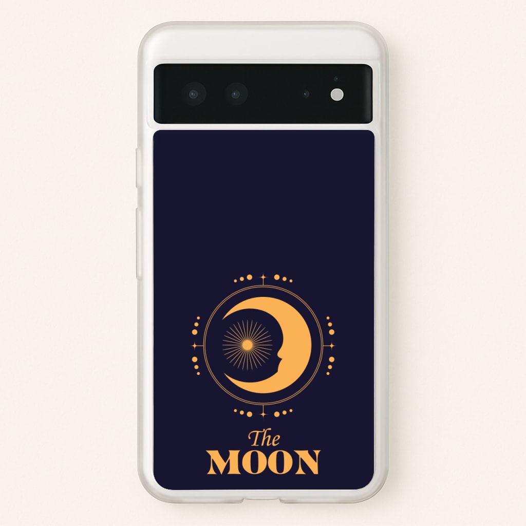The Moon Dark Blue - Tarot Cards Phone Case for Google Pixel 6