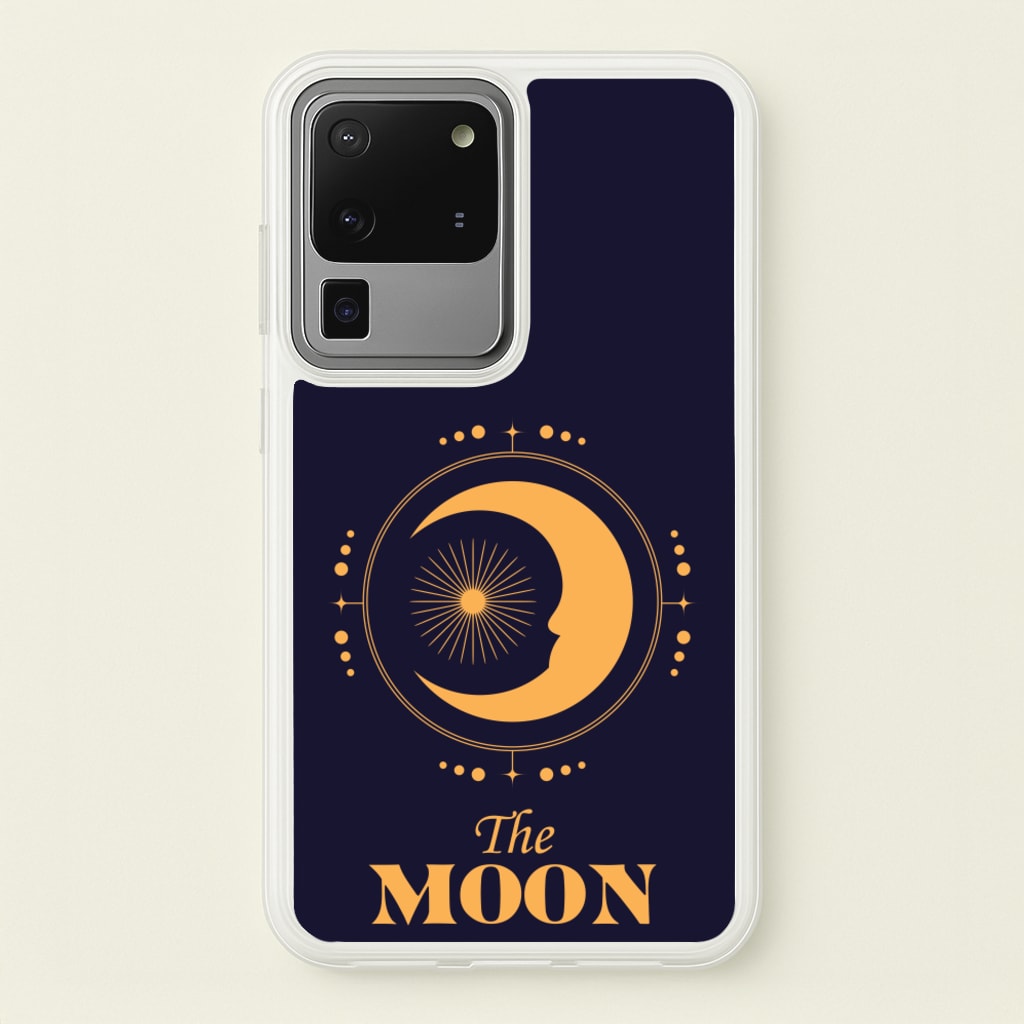 The Moon Dark Blue - Tarot Cards Phone Case for Galaxy S20 Ultra