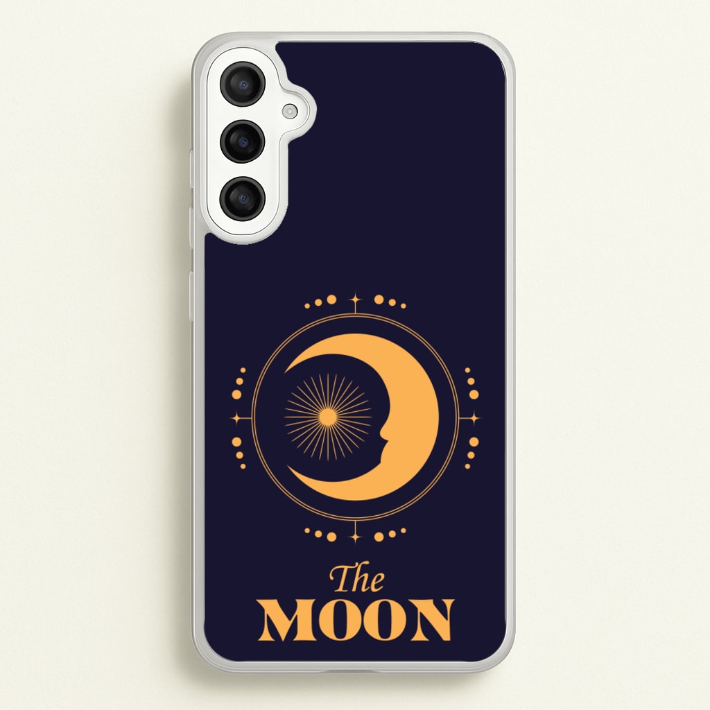 The Moon Dark Blue - Tarot Cards Phone Case for Galaxy A36