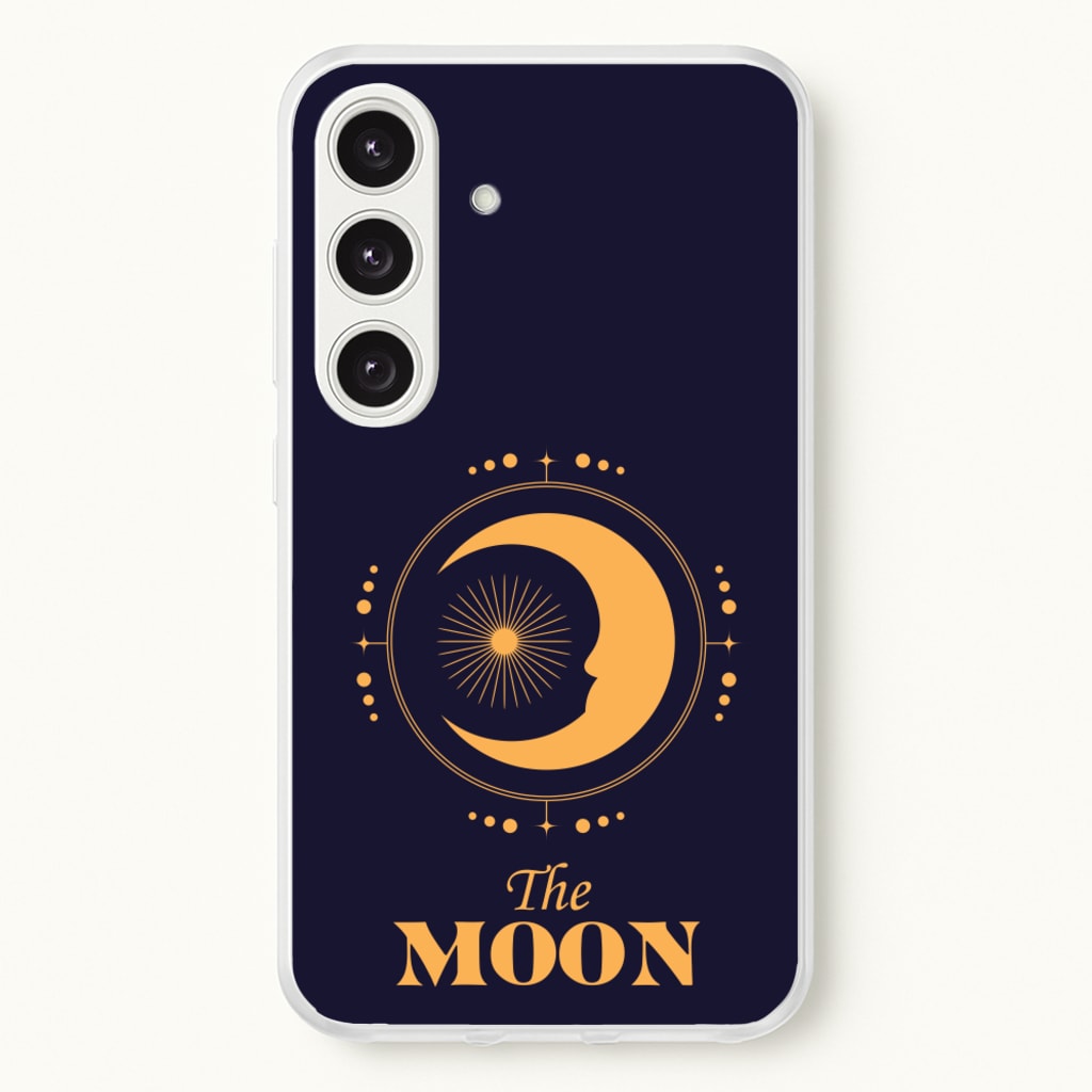 The Moon Dark Blue - Tarot Cards Phone Case for Galaxy S24 Plus