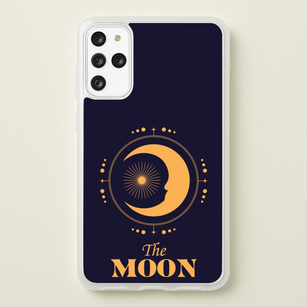 The Moon Dark Blue - Tarot Cards Phone Case for Galaxy S20 Plus