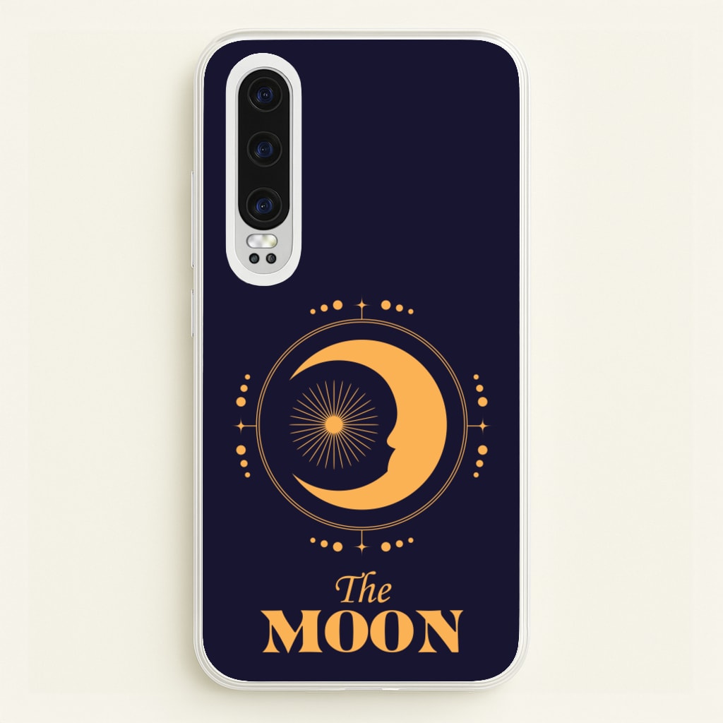 The Moon Dark Blue - Tarot Cards Phone Case for Huawei P30