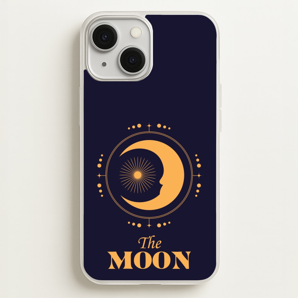 The Moon Dark Blue - Tarot Cards Phone Case for iPhone 13 Mini