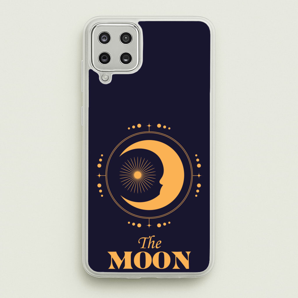 The Moon Dark Blue - Tarot Cards Phone Case for Galaxy A12