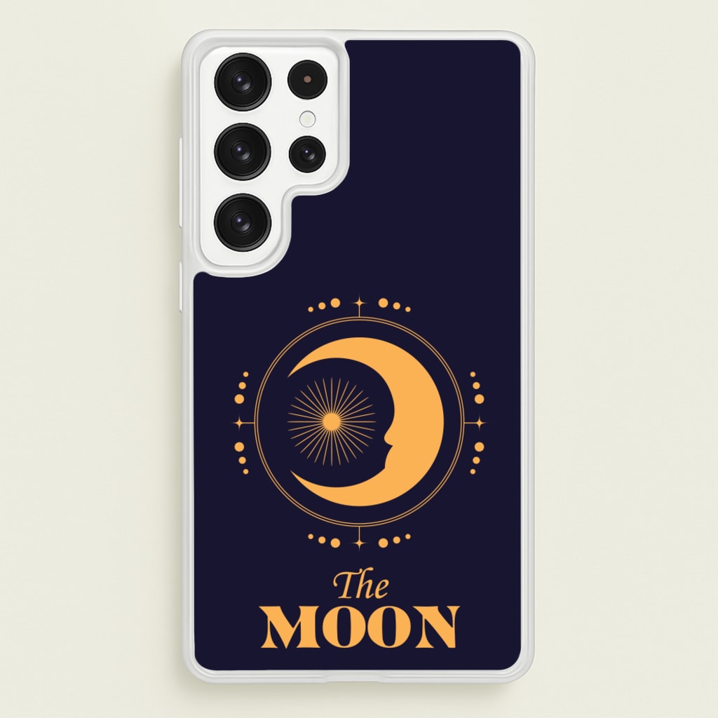 The Moon Dark Blue - Tarot Cards Phone Case for Galaxy S22 Ultra