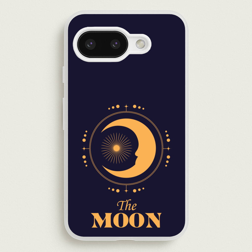 The Moon Dark Blue - Tarot Cards Phone Case for Google Pixel 9a