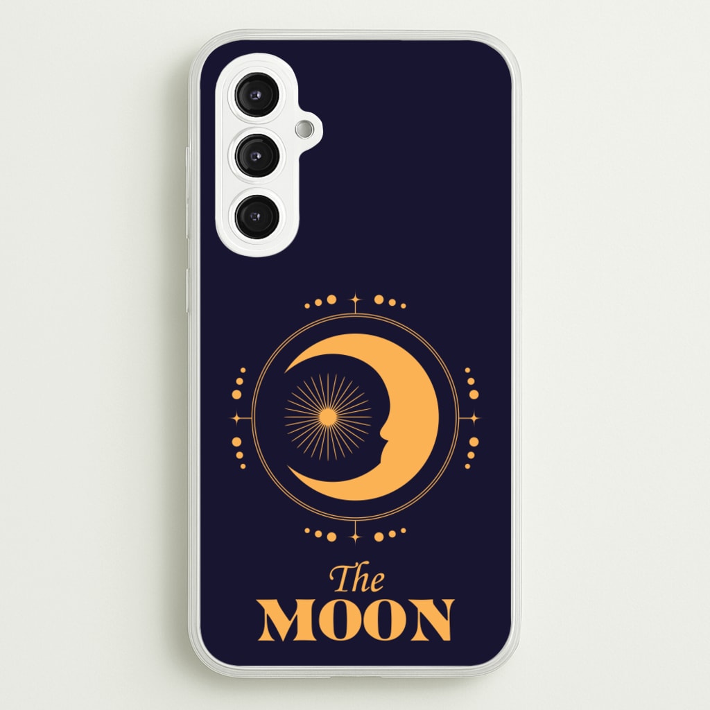The Moon Dark Blue - Tarot Cards Phone Case for Galaxy S23FE