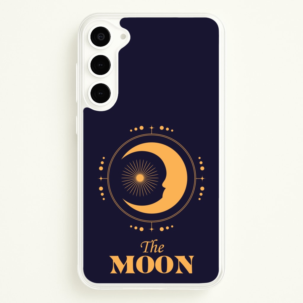 The Moon Dark Blue - Tarot Cards Phone Case for Galaxy S23