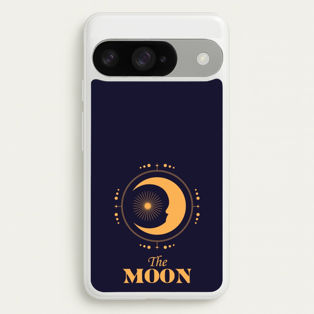The Moon Dark Blue Phone Case for Google Pixel 10 / 10 Pro