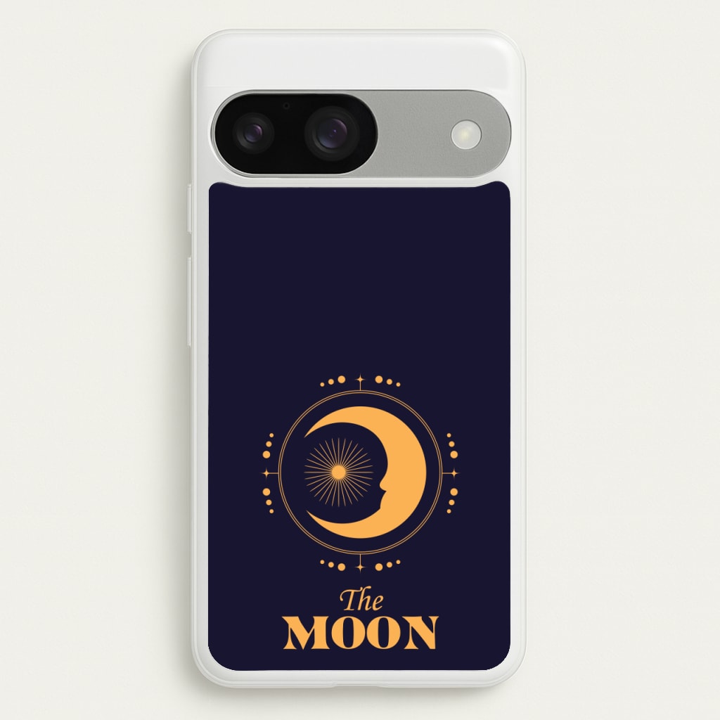 The Moon Dark Blue - Tarot Cards Phone Case for Google Pixel 9 / 9 Pro