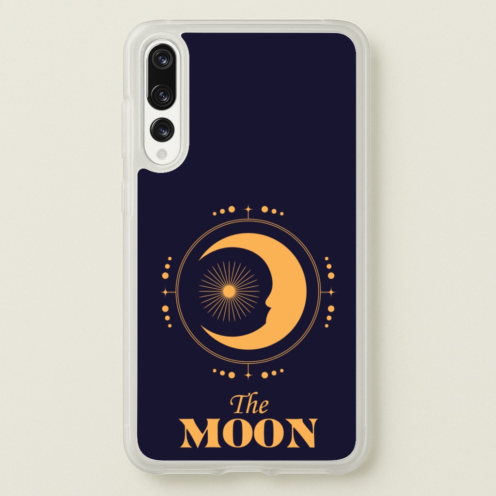 The Moon Dark Blue - Tarot Cards Phone Case for Huawei P20 Pro