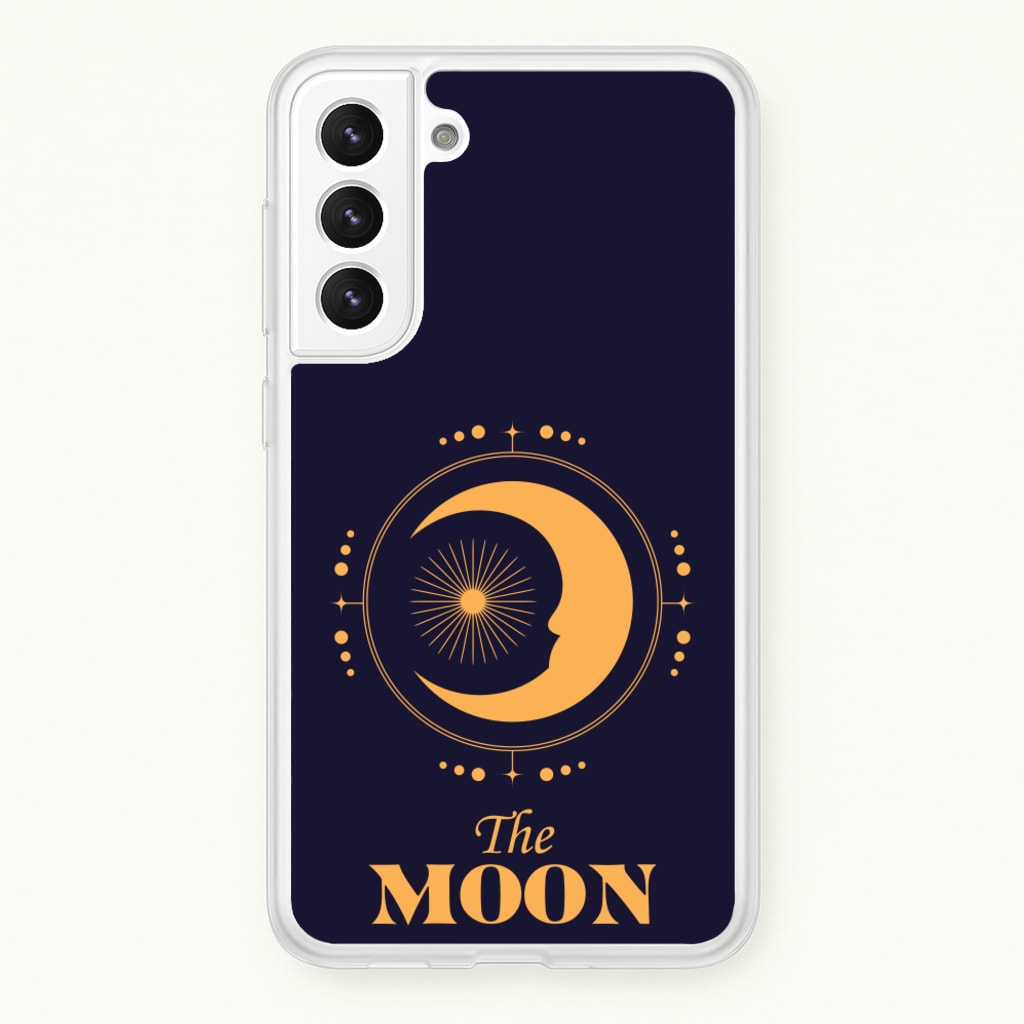 The Moon Dark Blue - Tarot Cards Phone Case for Galaxy S22