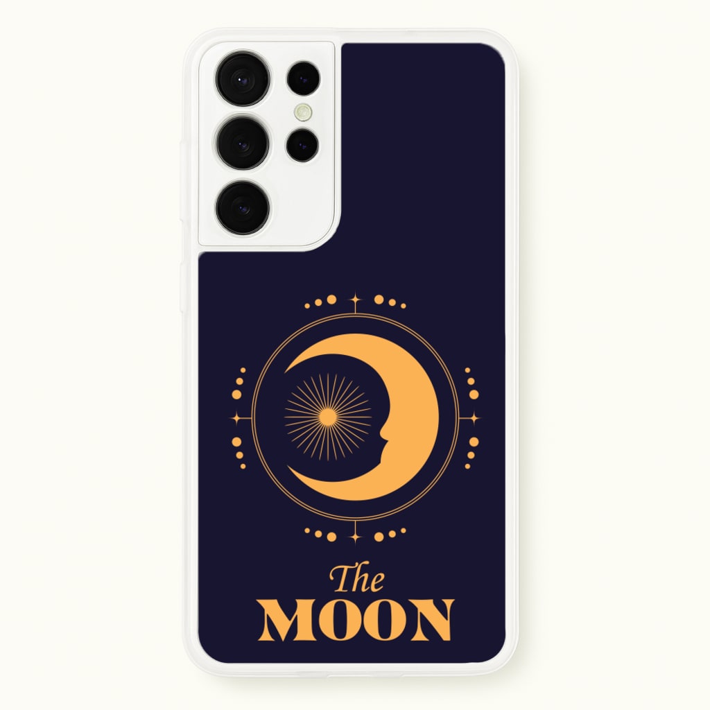 The Moon Dark Blue - Tarot Cards Phone Case for Galaxy S21 Ultra