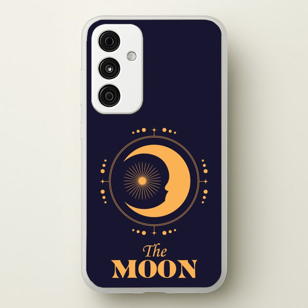 The Moon Dark Blue - Tarot Cards Phone Case for Galaxy A55