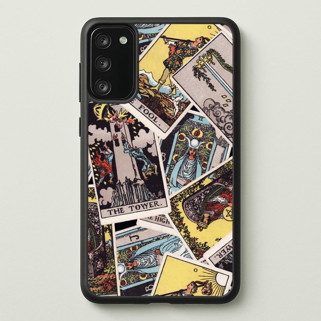 Tarot Cards Collage Pattern - Tarot Cards Phone Case for Galaxy S20