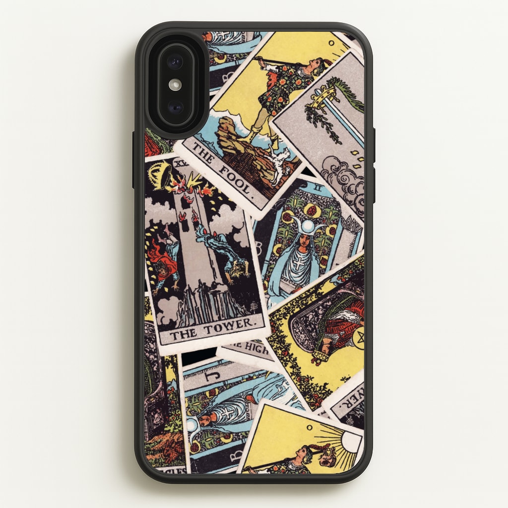 Tarot Cards Collage Pattern - Tarot Cards Phone Case for iPhone XS Max