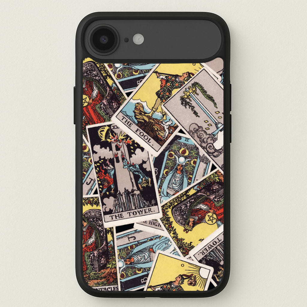 Tarot Cards Collage Pattern Phone Case for iPhone 17 Air