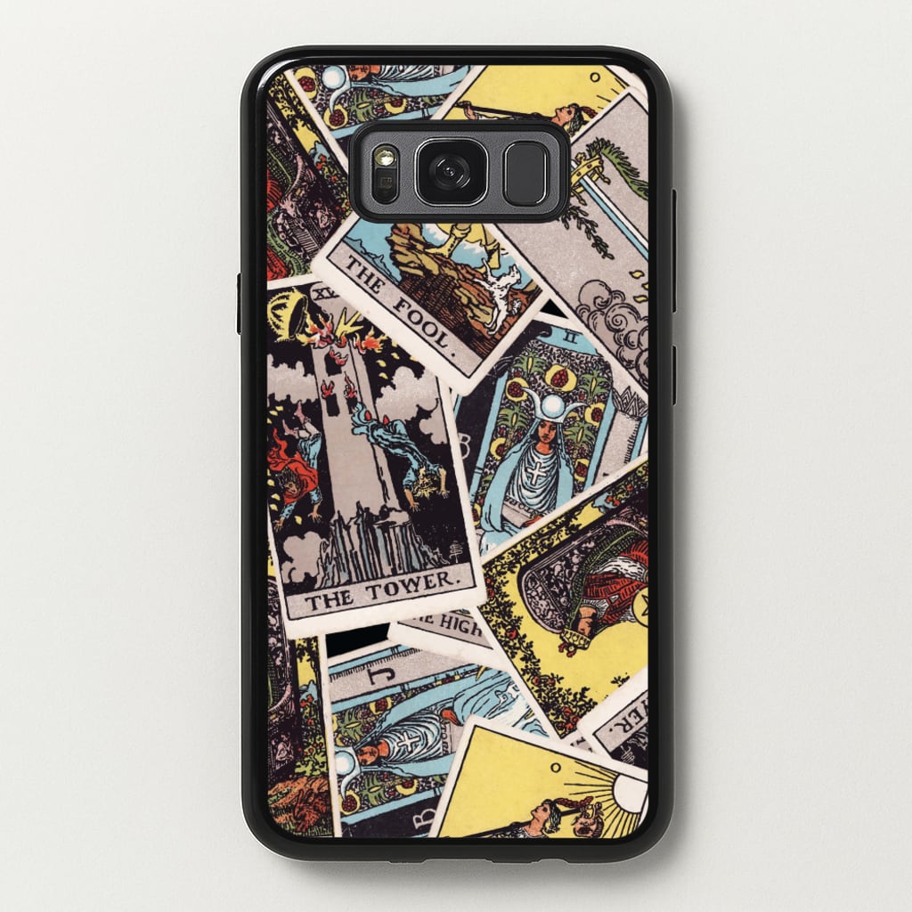 Tarot Cards Collage Pattern - Tarot Cards Phone Case for Galaxy S8 Plus