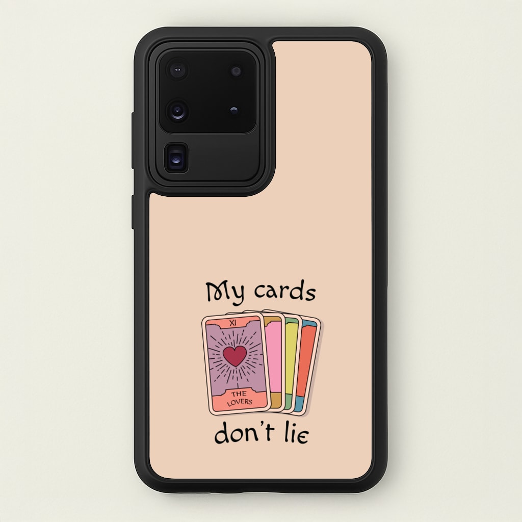 My Cards, Don't Lie - Tarot Cards Phone Case for Galaxy S20 Ultra